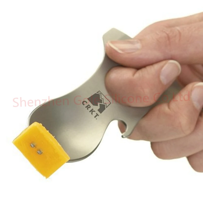 300 шт. отвертка инструмент Spork ложка-бутылочка открывалка с Карабин многофункциональная Посуда