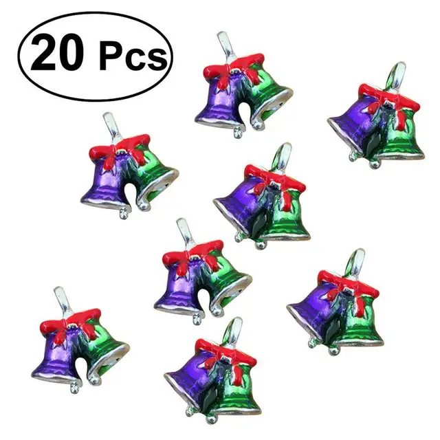 20pcs Alloy Christmas Tree Charms Pendants for Crafting Jewelry Making Accessory