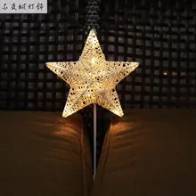 LED пятиконечная звезда ночник ротанга форму звезды ins девушка сердце установлены декоративные огни праздник украшение