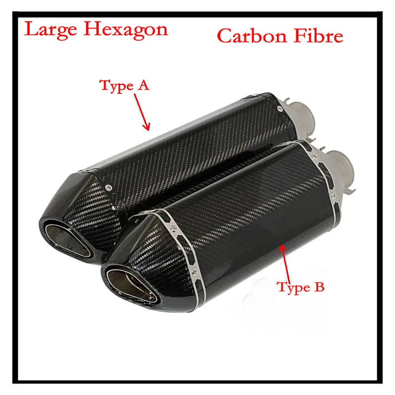 MOKALI ID 51mm motorcycle exhaust carbon muffler tip large displacement for kawasaki Z800 Z750 Z1000 competition exhaust ktm MOKALI ID 51mm motorcycle exhaust carbon muffler tip large displacement for kawasaki Z800 Z750 Z1000 competition exhaust ktm