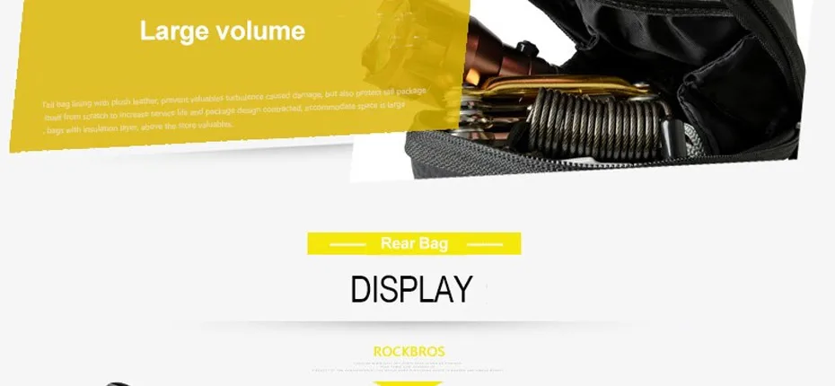 Excellent ROCKBROS Bike Bag Carbon Fiber Pattern Bike Saddle Bag Waterproof Bicycle Rear Bag Large Capacity Back Bags MTB Road 13 Excellent ROCKBROS Bike Bag Carbon Fiber Pattern Bike Saddle Bag Waterproof Bicycle Rear Bag Large Capacity Back Bags MTB Road 13