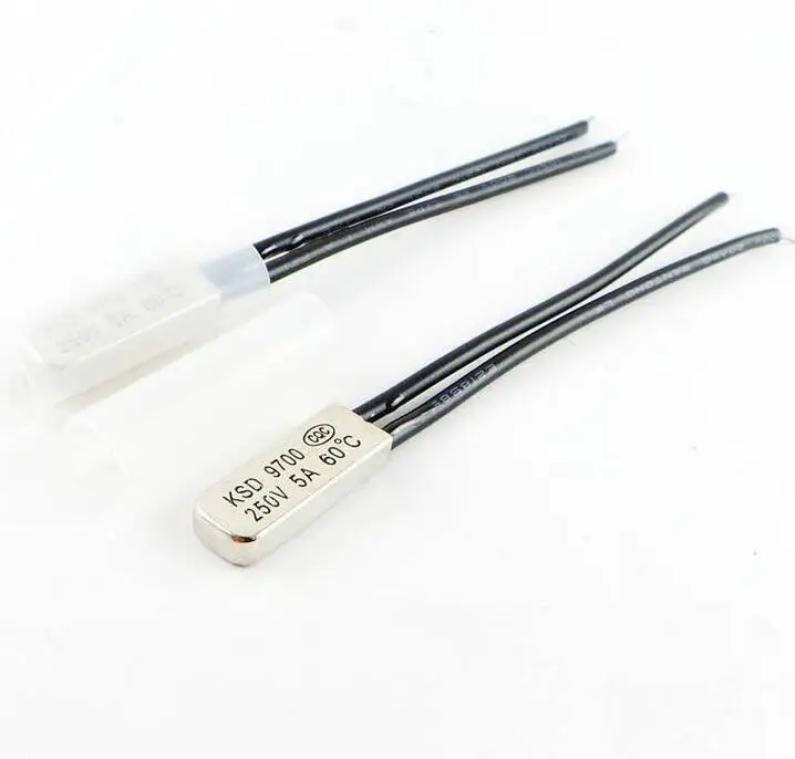 5 шт./лот KSD9700 5A250V 60 градусов Цельсия (Н. О.) Термозащитный термостат с нормально