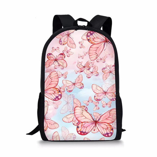 pink butterfly bag
