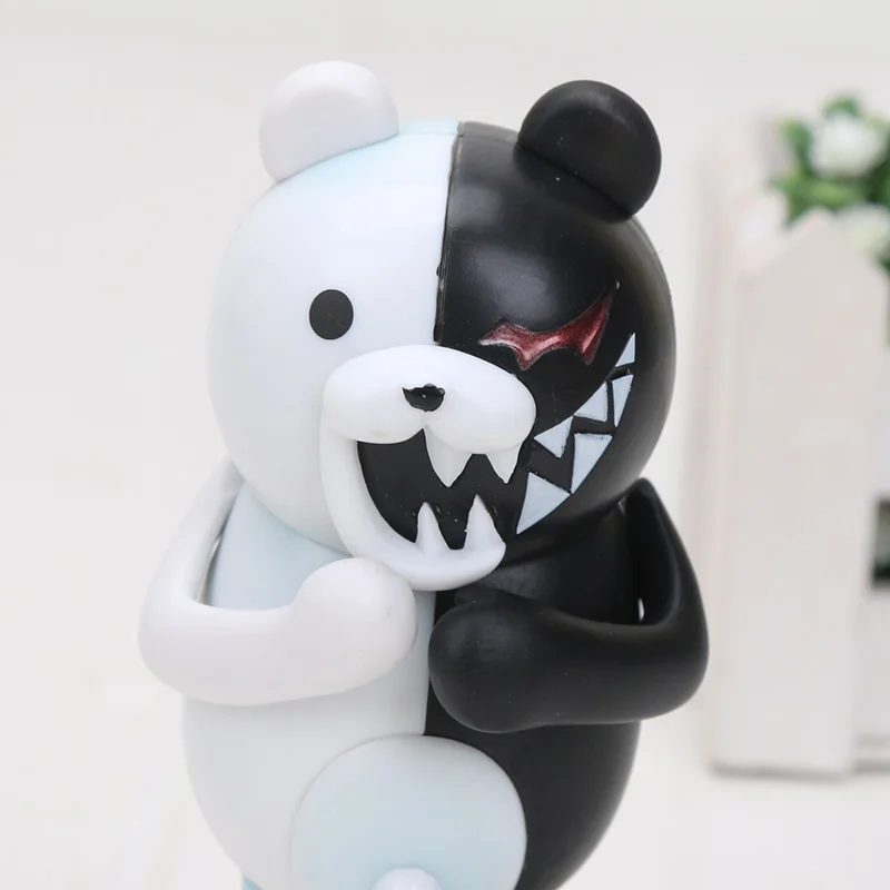 DanganRonpa плюшевые аниме игрушки Dangan Ronpa monokuma моно милый черный и белый медведь школа главный плюшевые куклы