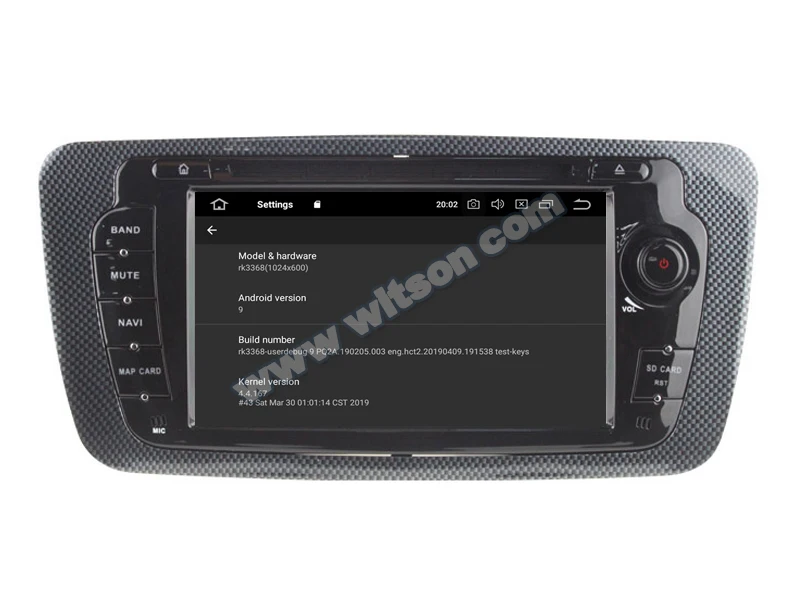 Cheap WITSON Android 9.0 car dvd player with gps for SEAT IBIZA 2009-2013 4G RAM 32GB Flash car audio gps dvd car radio car gps dvd 11