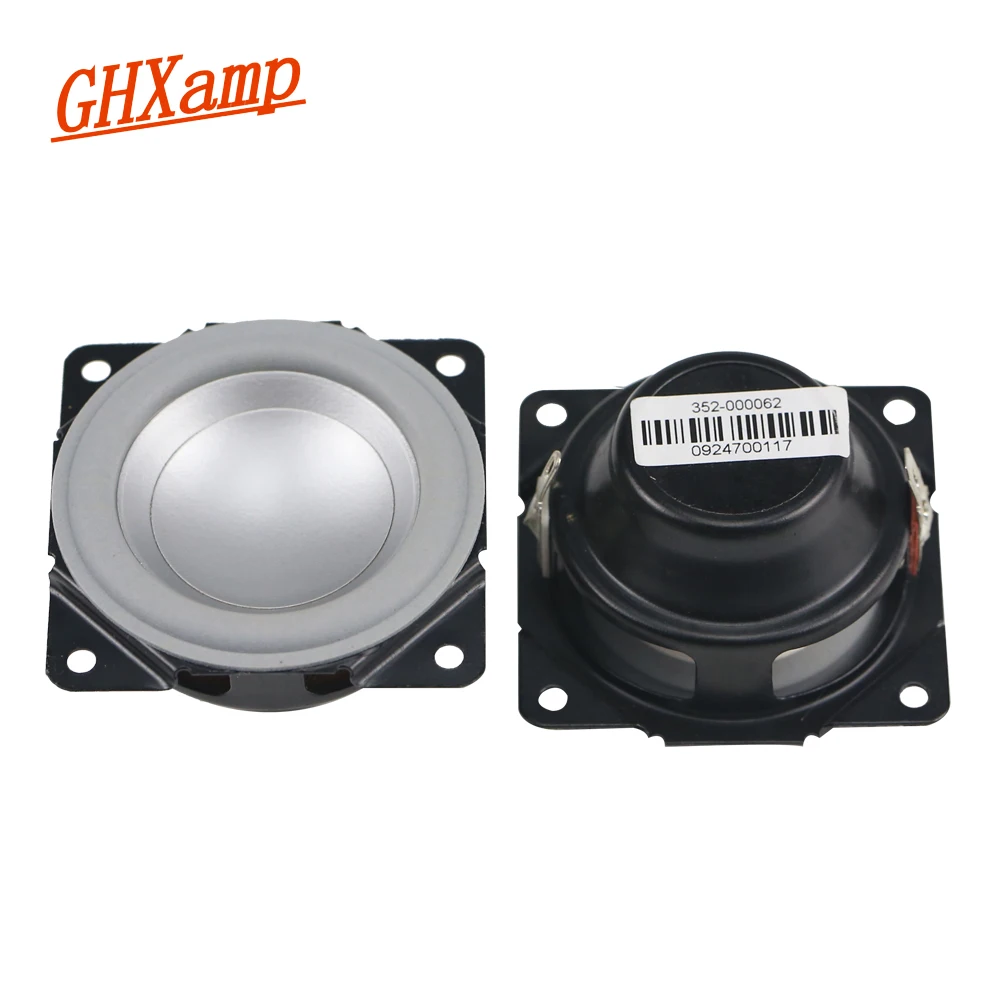 

GHXAMP 2 INCH Full Range Neodymium 4OHM 10W Speaker Unit Midrange Tweeter Desktop Speaker Composite Basin Rubber side 5W 2pcs