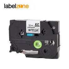 Черный на matteclear 12 мм Tze-m31 Совместимость Brother p-touch этикетка принтеров Заправка этикетка лента Tzem31 tz-m31 Цзы этикетка лента ленты