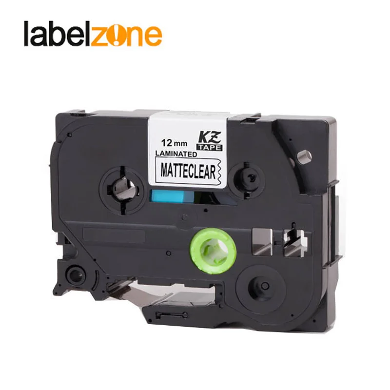 

Black on matteclear 12mm Tze-m31 Compatible Brother p-touch label printers Refill Label Tape Tzem31 tz-m31 tze label tape ribbon