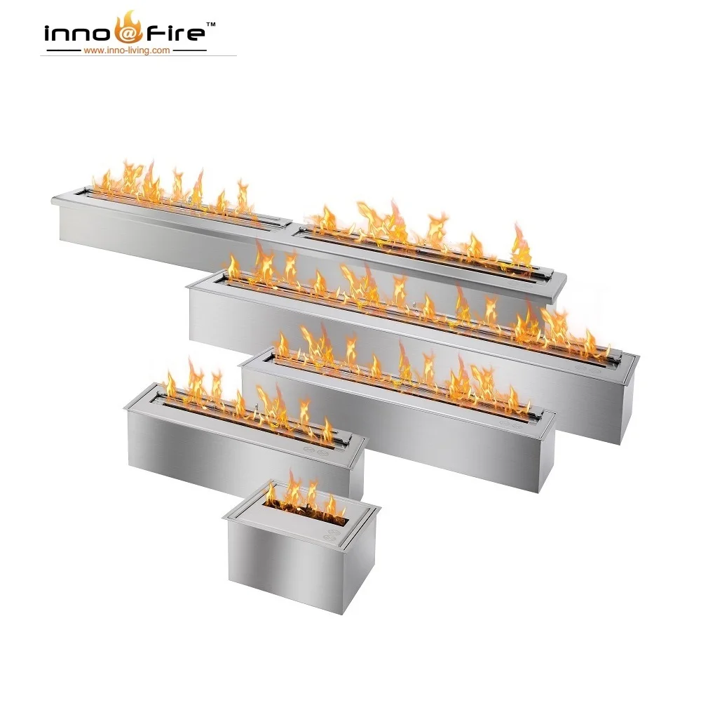 Inno living fire 48-дюймовая каминная био-этаноловая горелка для внутреннего/наружного