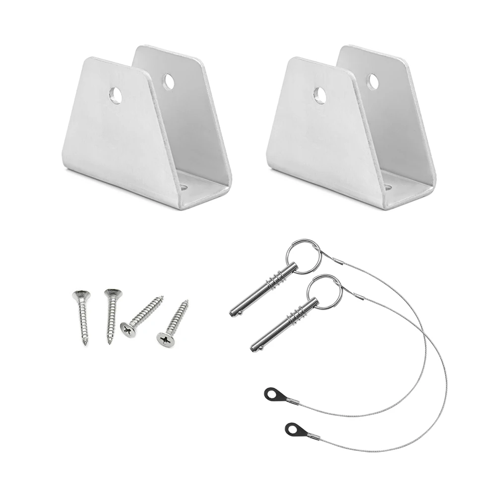 MARINE BOAT BIMINI TOP FITTING DECK HINGE 1" Square,Jaw slide Suit for