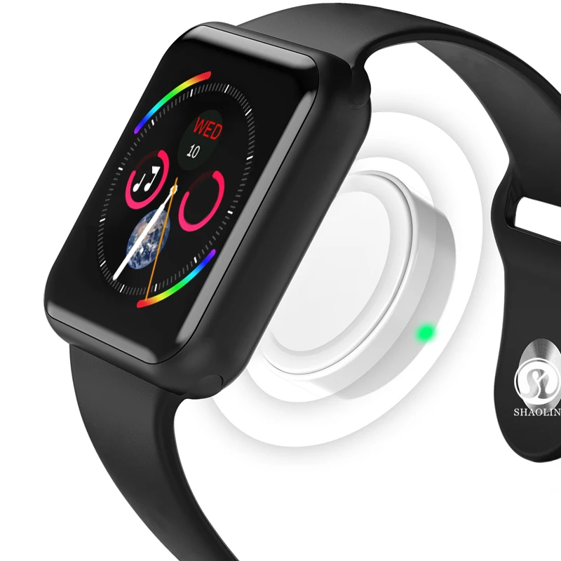 Reloj inteligente Bluetooth serie 4 SmartWatch para Apple iOS iPhone Xiaomi HUAWEIAndroid teléfono inteligente no reloj de Apple (botón rojo) - 2