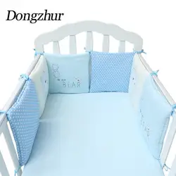 Dongzhur мультфильм декоративные Подушка для детской кроватки бампер кроватки обхват игрушки детские кроватки протектор ткачество плюшевые