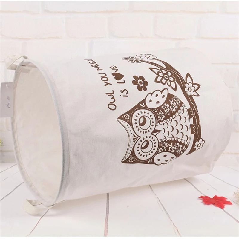 Waterproof Canvas Sheets Laundry Clothes Laundry Basket Storage Basket Folding Storage Box Wear-resistant Home Tool C0326#30    06