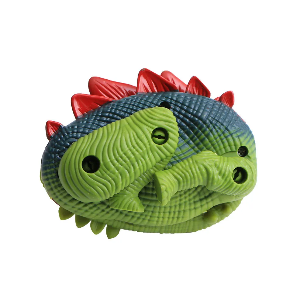 Имитация преобразования Игрушечная модель динозавра деформированное яйцо коллекционный подарок игрушка деформация Настоящее деформированное яйцо динозавра D300115