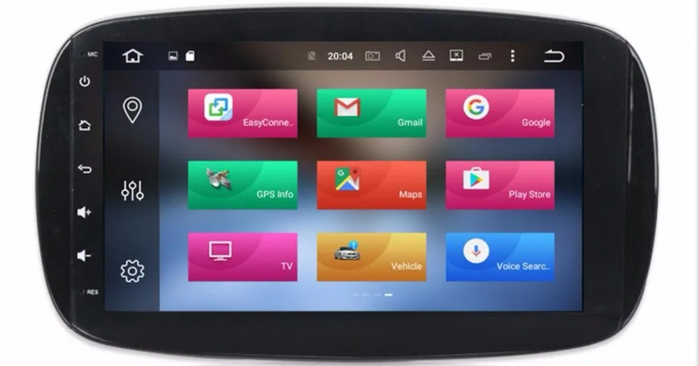 4G LTE DSP 9 Inch Auto Radio Sat Navi Car Android 9.0 DVD GPS Player For Mercedes Benz SMART 2015 2016 17 Radio BT Wifi OBD