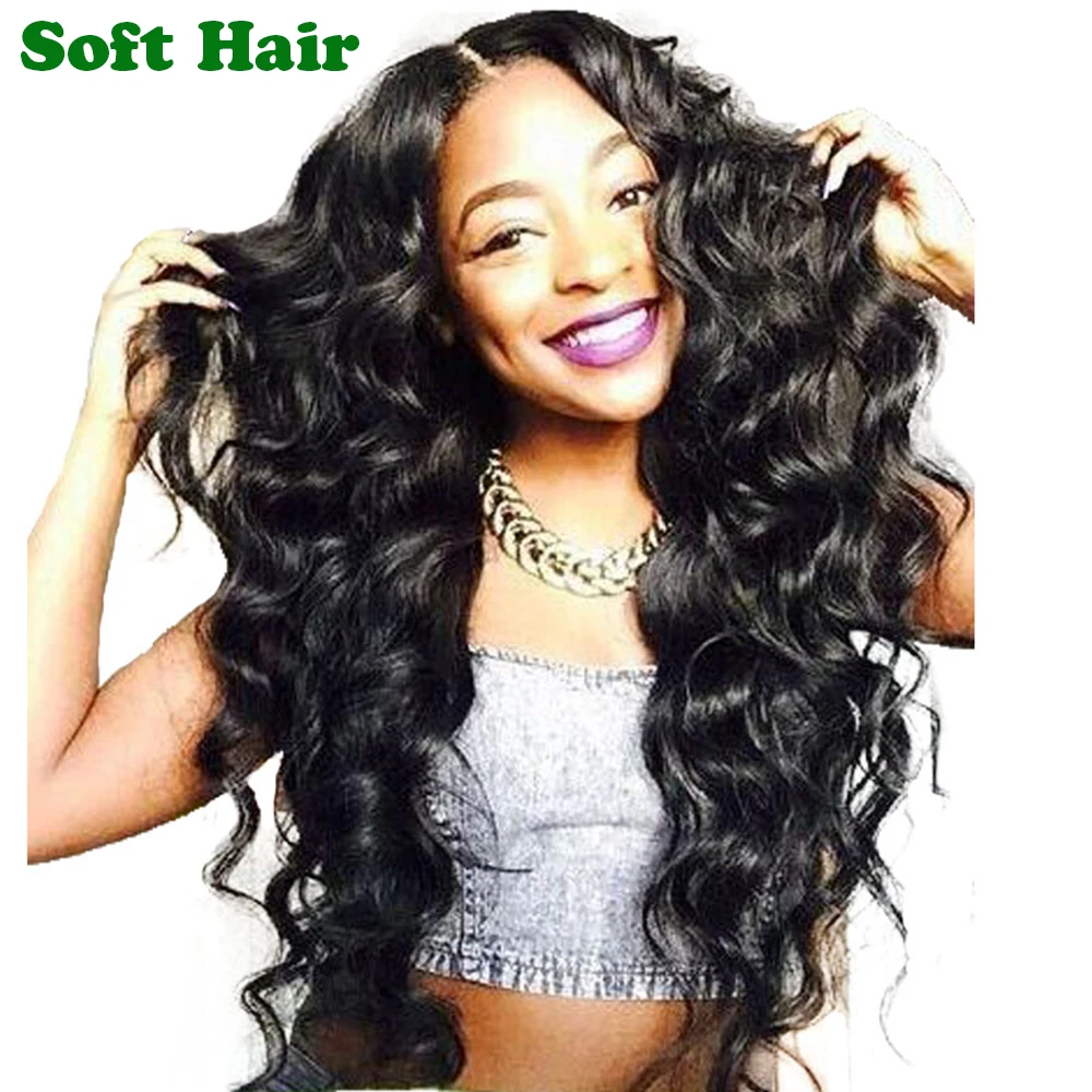 

#1B Indian Virgin Hair 4 bundles Cheap Remy Indian Body Wave Hair 10"-26" 8A Grade Virgin Unprocessed Human Hair Bundle