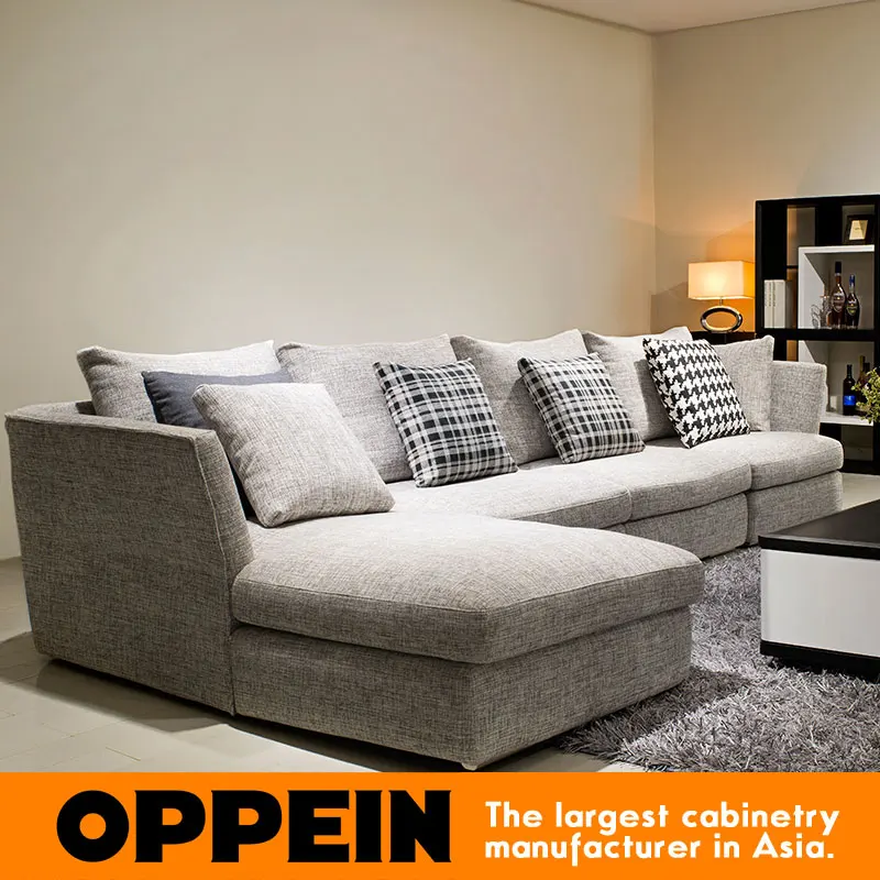 Fashion High density Sponge Fabric Sofa corner sofa WS TM160005in