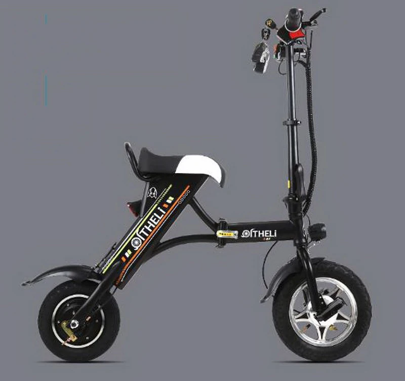 Perfect 261012/Folding electric bicycle / mini battery car / male on behalf of the drive lithium single double adult step scooter 18
