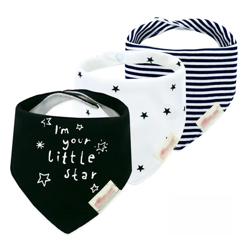 Baby Bibs Set Waterproof Cotton Scarf Infant Boy Stuff Toddler Girl Bandana Bib Newborn Things Accessories Slabber Burp Cloth