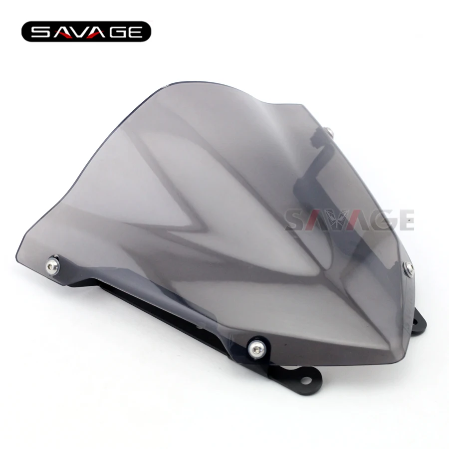 Windshield Windscreen For YAMAHA MT07 MT-07 FZ-07 FZ07 2014 2015 2016 2017 Motorcycle Accessories Pare-brise Wind Deflectors Windshield Windscreen For YAMAHA MT07 MT-07 FZ-07 FZ07 2014 2015 2016 2017 Motorcycle Accessories Pare-brise Wind Deflectors