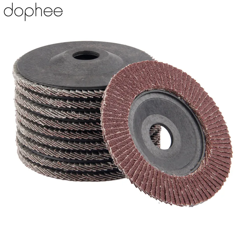 dophee Polishing Grinding Wheel 5 Inch 125mm Quick Change Sanding Flap