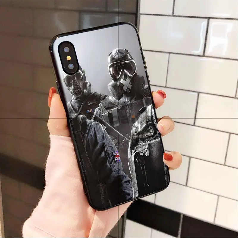 Babaite Rainbow Six Siege Coque чехол для телефона iPhone 8 7 6 6S Plus 5 5S SE XR X XS MAX Coque Shell - Цвет: A16