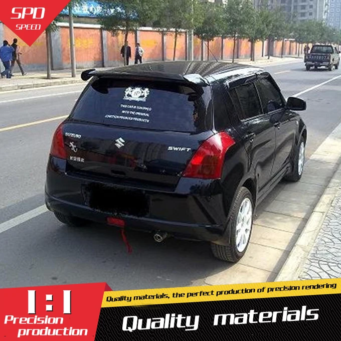 For Suzuki Swift Spoiler High Quality ABS Material Car