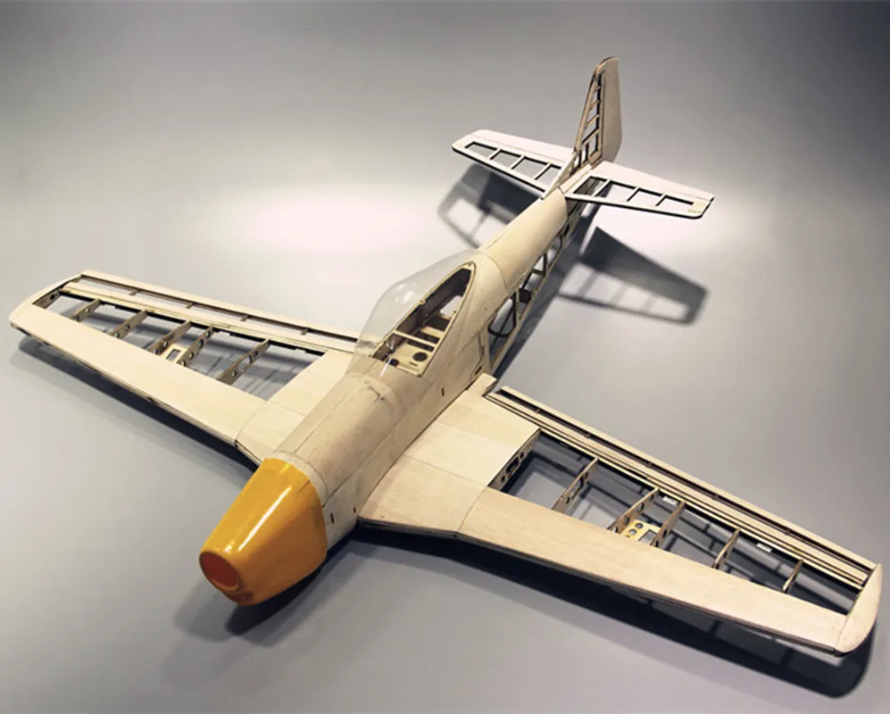 RC Plane Laser Cut Balsa Wood Airplane Kit New P51 Frame without Cover Wingspan 1000mm Free Shipping Model Building Kit RC Plane Laser Cut Balsa Wood Airplane Kit New P51 Frame without Cover Wingspan 1000mm Free Shipping Model Building Kit