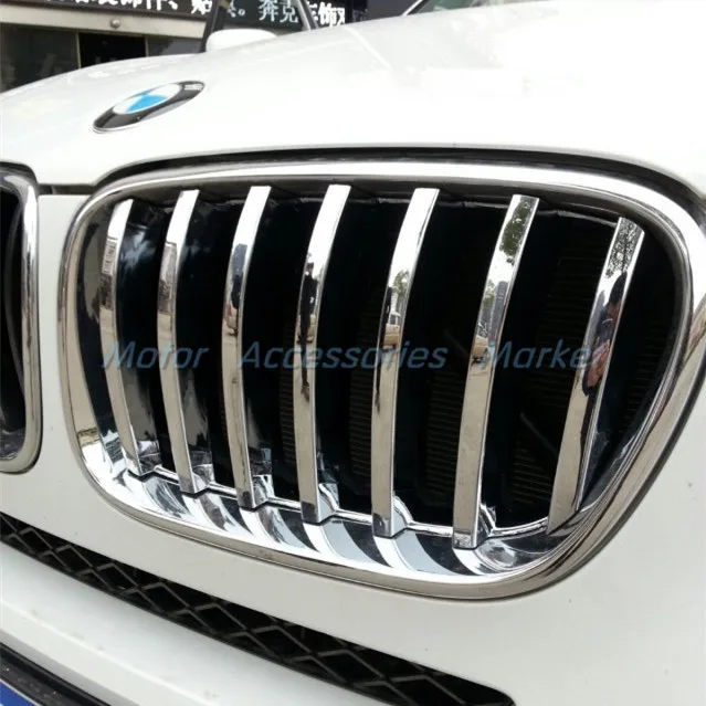 Хром Передняя решетка Накладка для BMW X3 F25 2011 2012 2013