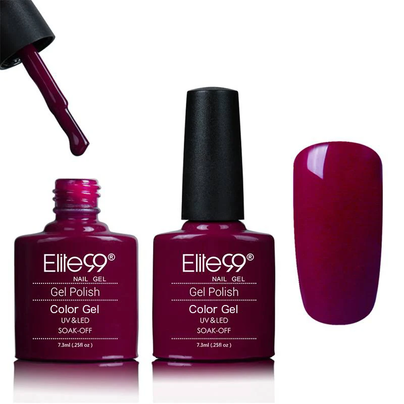 Elite99 УФ-гель для ногтей для дизайна ногтей маникюр 7,3 мл впитывающий эмалированный Гель-лак телесного цвета Гель-лак для ногтей - Цвет: 09955