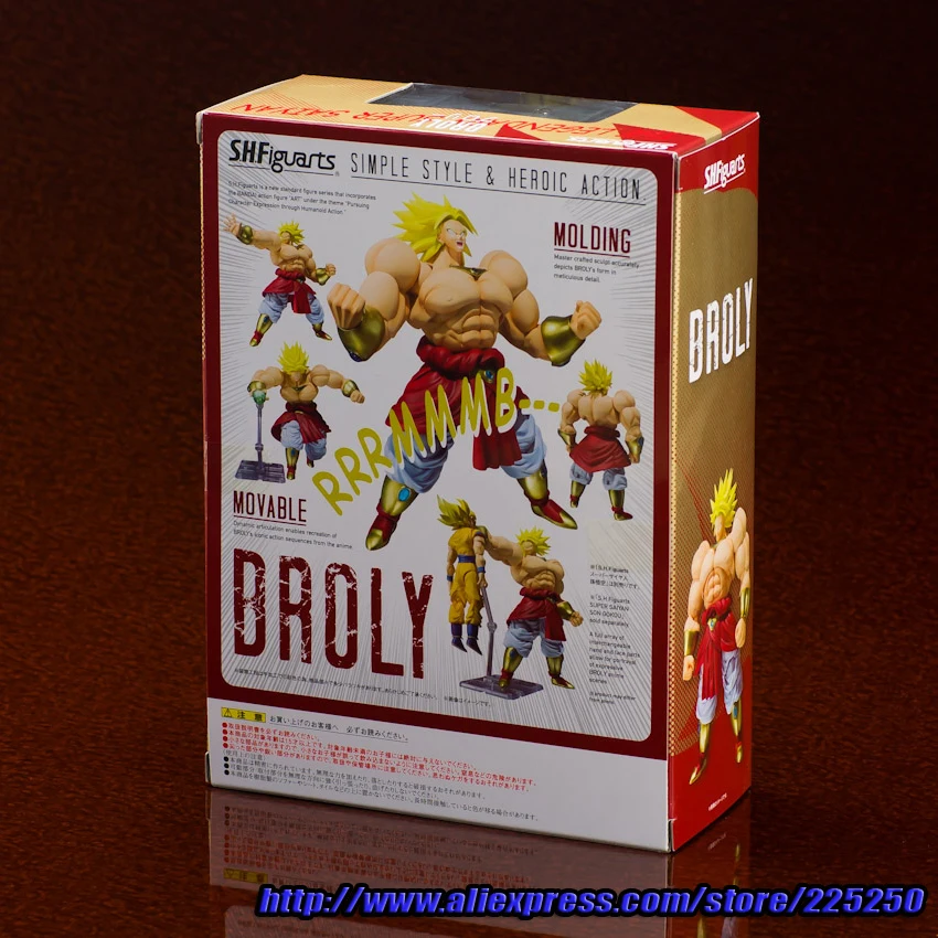 DRAGONBALL Dragon Ball Z/Kai Original BANDAI Tamashii Nations S. H. Figuarts/SHF эксклюзивная фигурка-Broly Super Saiyan