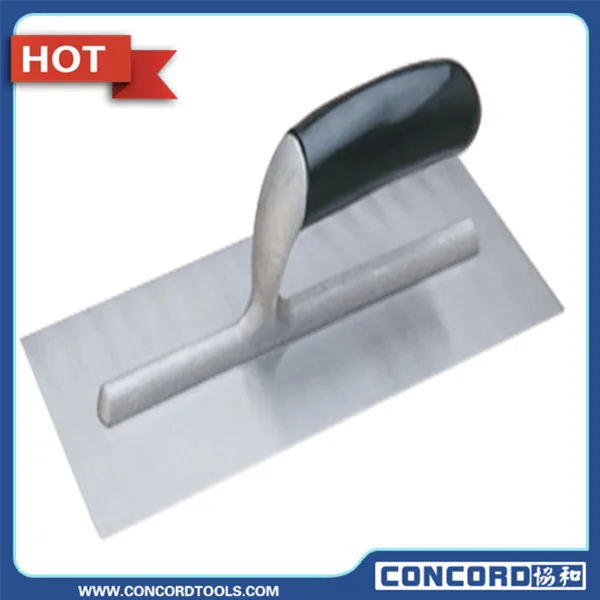 Free shipping 120mm Plastering trowel with plastic handle polished