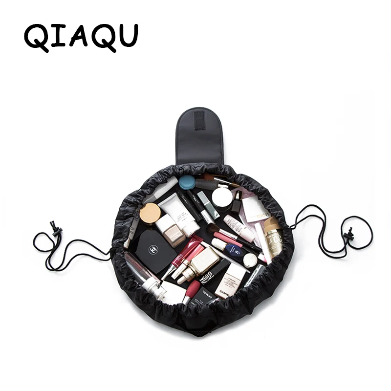 

Drawstring Makeup Bag Fashion Travel Women Cosmetic Bag Organizer Make Up Case Storage Pouch Toiletry Beauty Kit Box Wash Bag