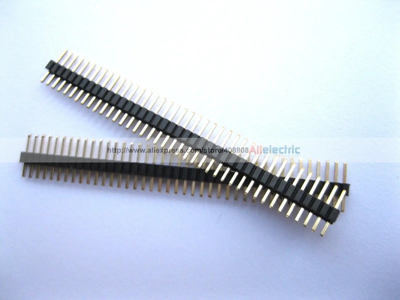 50 шт. 2 54 мм 1x40 40Pin Однорядная позолоченная лента|strip|4 pin male |