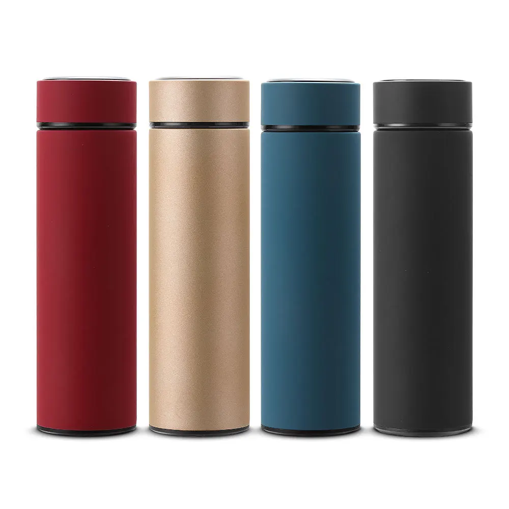 

luluhut stainless steel vacuum cup frosted leak-proof thermos water bottle High-grade Car Business People Insulation Cup