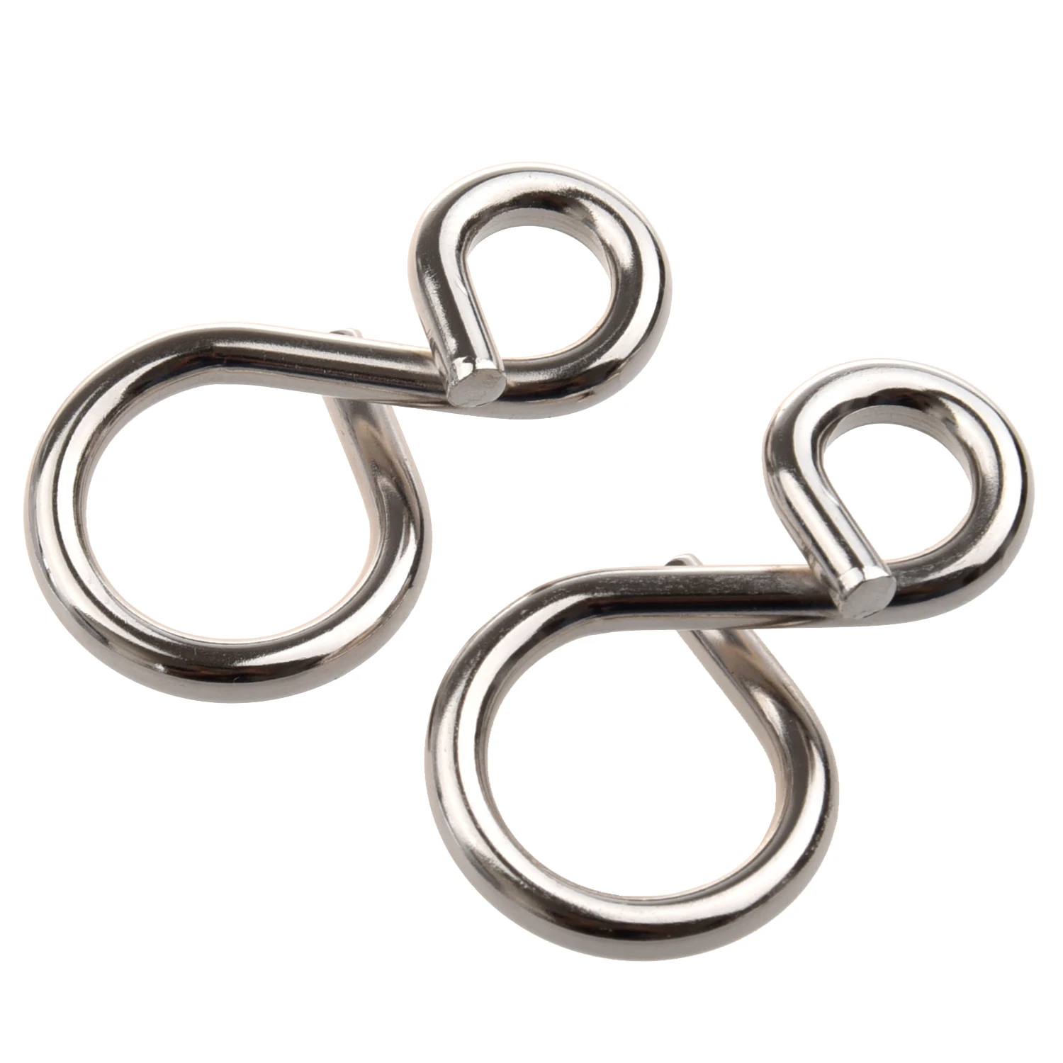 8 Shaped Twisty Wire Metal Brain Teaser Disentanglement Puzzle Toy