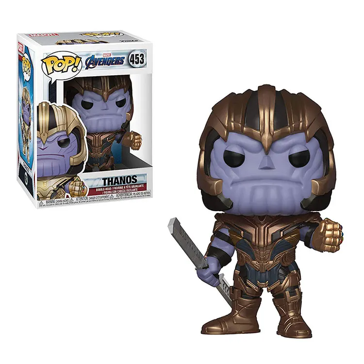 

FUNKO POP 10cm Marvel Avengers: Endgame Vinyl Figure 453# Thanos Collection Action Figure Toys Vinyl Doll Toys for Children