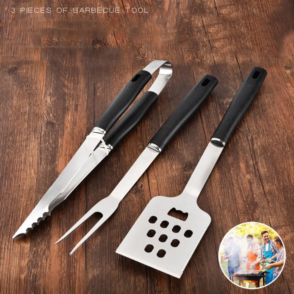 3PCS/Set BBQ fork Barbecue BBQ Meat Fork Barbecue stainless steel Grill