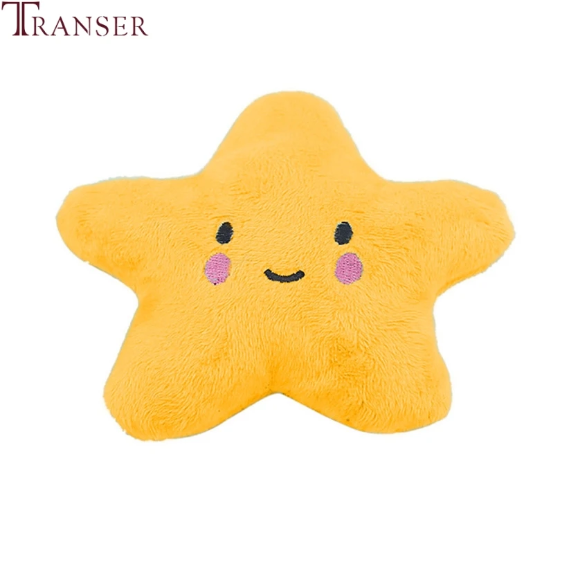

Transer Cute Soft Fleece Star Dog Toy for small dogs Squeaky Toy Sound Making Chew Bite Funny Pet Toys Pet Supply 90610
