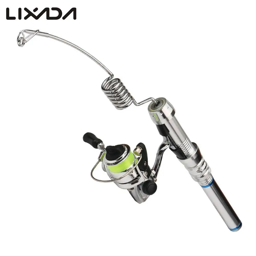 Lixada 38 см карманная катушка для удочки комбинированная ультракороткая удочка
