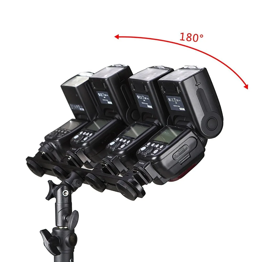 Штатив с 4 поперечными креплениями аксессуары для камеры Yongnuo YN560 III IV Godox TT600 TT685