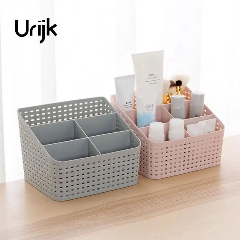 Free shipping Urijk Makeup Organizer Storage Box Desk Office Organizer