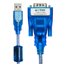UT-8801 USB к RS232 Интерфейс преобразователь 9-шпильки адаптер FTDI FT232 Чипсет кабель Win7 Win10 Linux