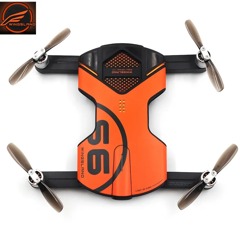 

New Arrival Wingsland S6 RC Drone Pocket Selfie Drone WiFi FPV With 4K UHD Camera FPV Quadcopter helicopoter