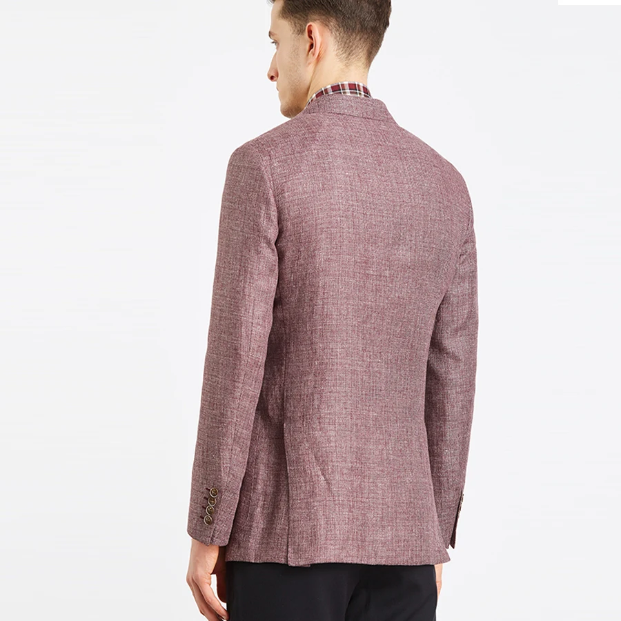 Новое поступление пиджак блейзер для мужчин Slim Fit повседневный костюм модный пиджак блейзер Masculino мужское платье для выступлений на сцене