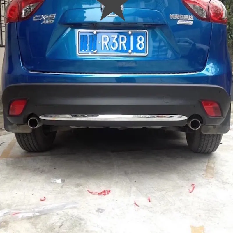 For 2015 2016 Mazda CX 5 CX 5 CX5 Rear Bumper Protector Sill Strip