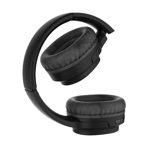 Наушники MOXOM Bluetooth с функцией активного шумоподавления, беспроводная гарнитура для телефонов и музыки с распознаванием лица - Цвет: MX-WL06Black