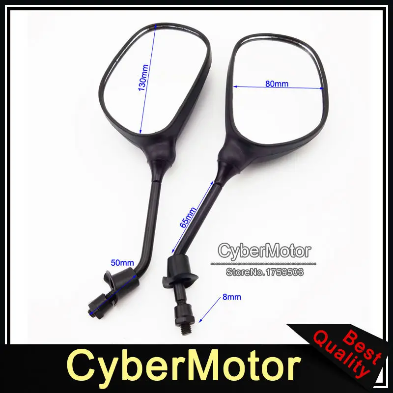 

8MM Rearview Rear View Left Right Side Mirror For 4 Wheeler ATV Quad Pit Dirt Motor Bike Scooter Moped Motorcycle
