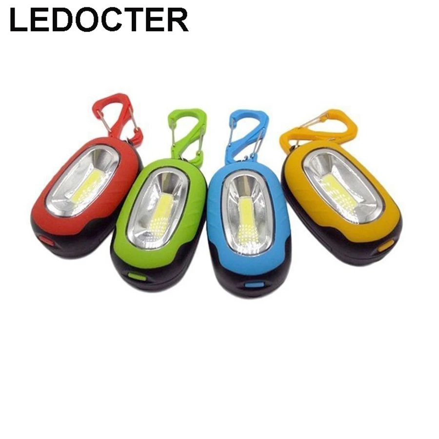 

Pocket Mini COB LED Keychain Flashlight 3 Modes Small Keyring Handlamp Flash Light Torch Camping Lamp Emergency Lights 3*AAA
