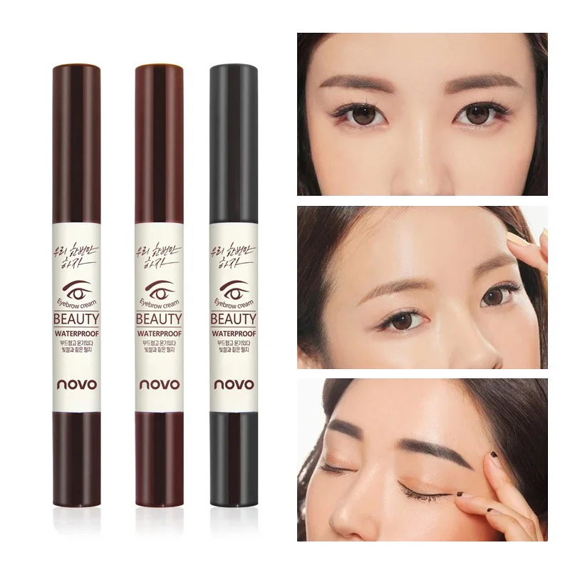 

Long Lasting Waterproof Eyebrow Mascara Cream Eye Brow Shadow Makeup Beauty Tool Eyebrow Gel Enhancer Eyebrow with Brush TSLM1